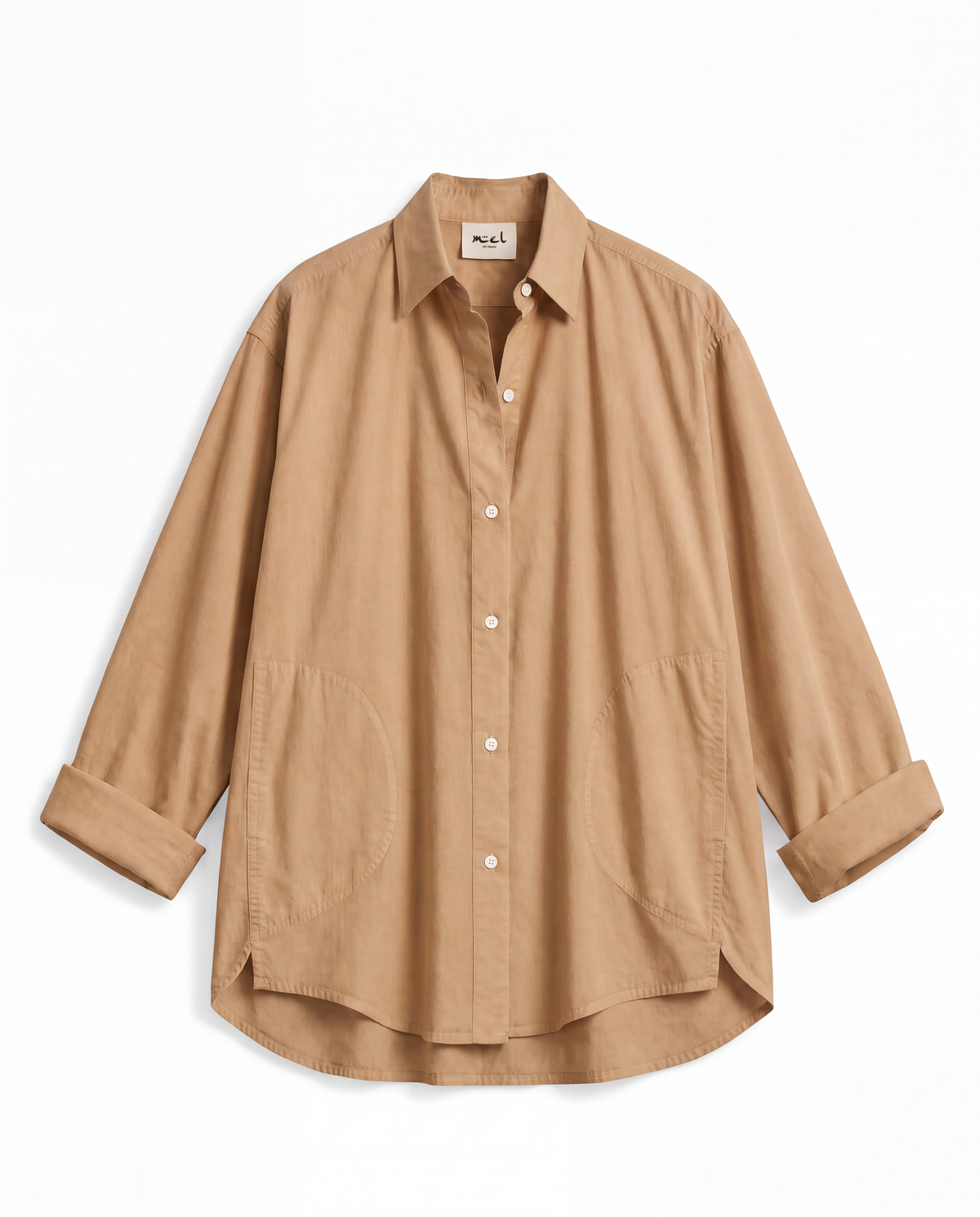 CHRIS POPLIN CAMEL